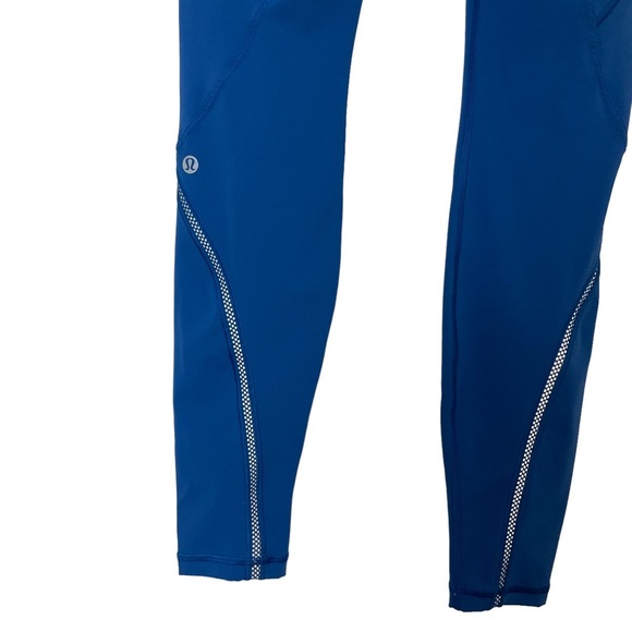 LULULEMON luxtreme leggings Cadence Crusher Tight Dark Royal size 6 EUC - Picture 11 of 14